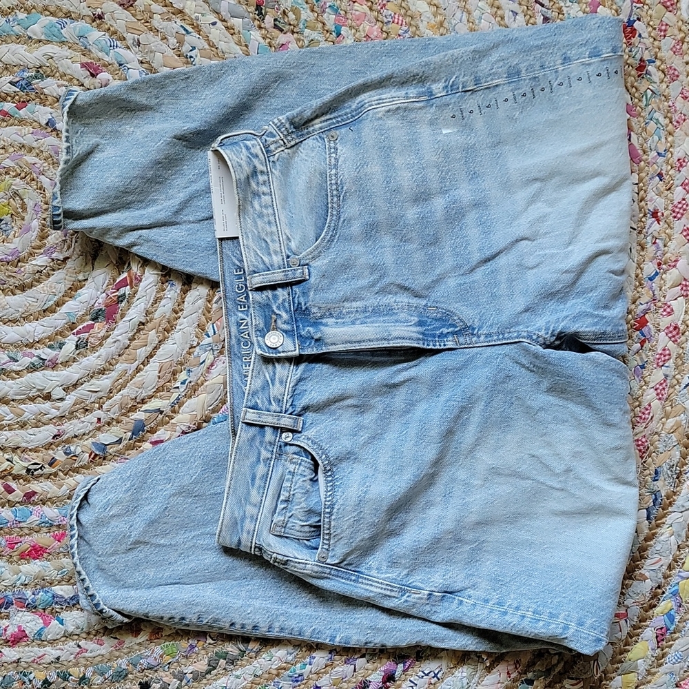NWT American Eagle Relaxed Mom Jean Size 6 SHORT